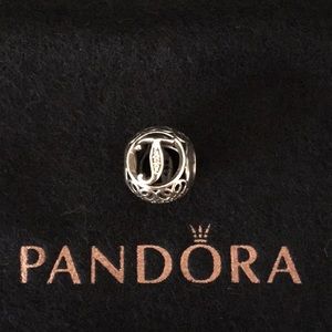 Pandora charm letter T
